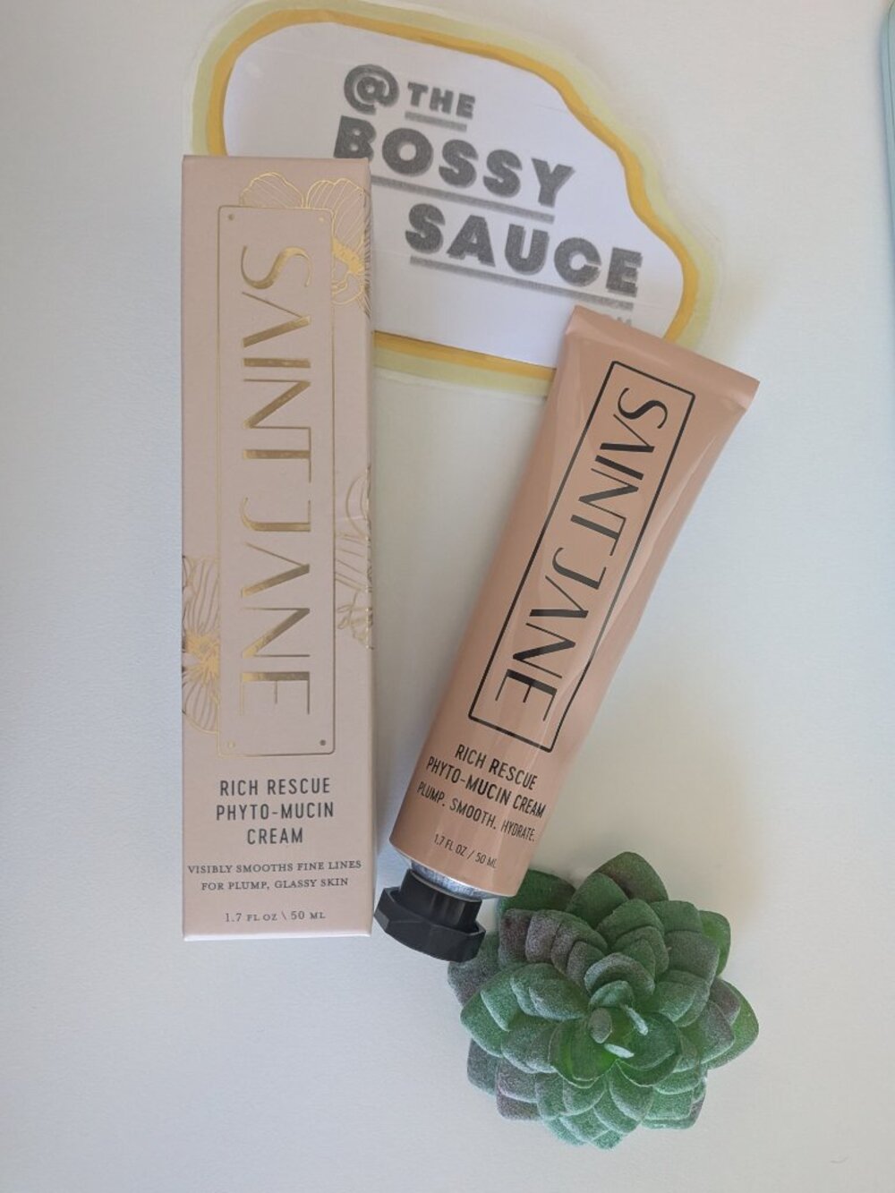 🌸 Saint Jane Beauty Rich Rescue Phyto Mucin Cream (Vegan Snail Mucin Cream) NIB